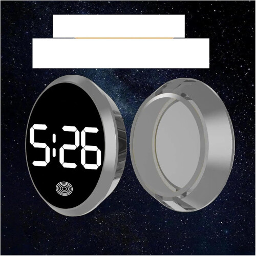 LED Car Clock with Bright LED Display and Touch Control for Dashboard, RV, Classroom and Travel 2