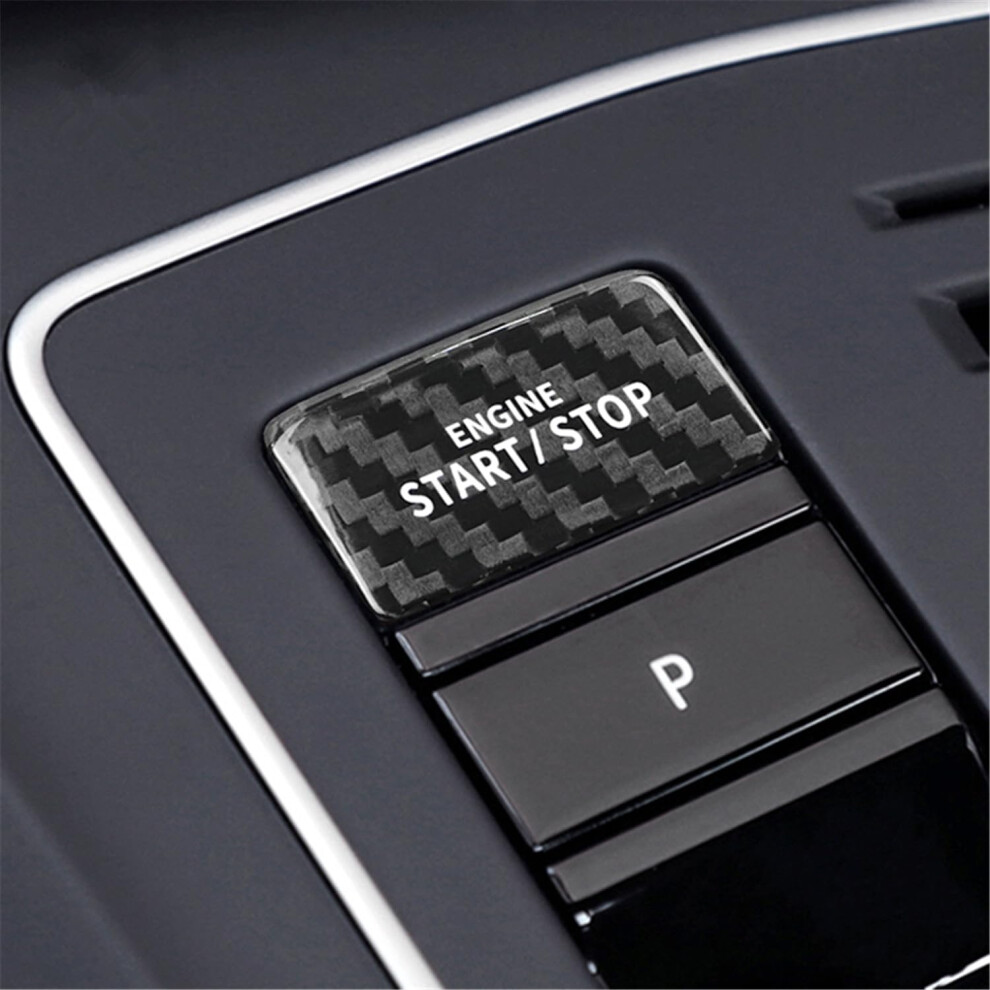 Car Engine Start Stop Button Cover Carbon Fiber Scratchresistant For Volkswagen Golf 8 20212023 9053599098843