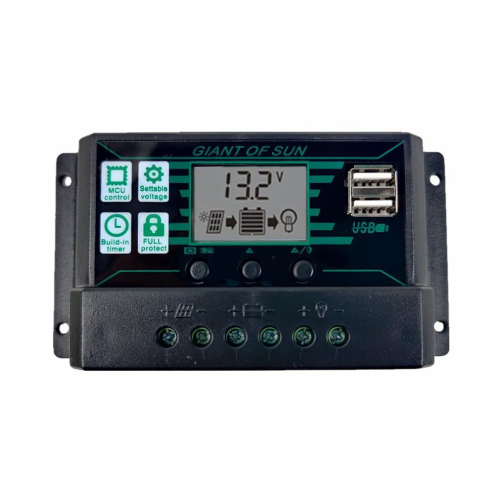 80A Mppt Solar Charge Controller 12V 24V With Smart Energy Management Lcd Display For Lithium And Lead Acid Battery 9044945367249