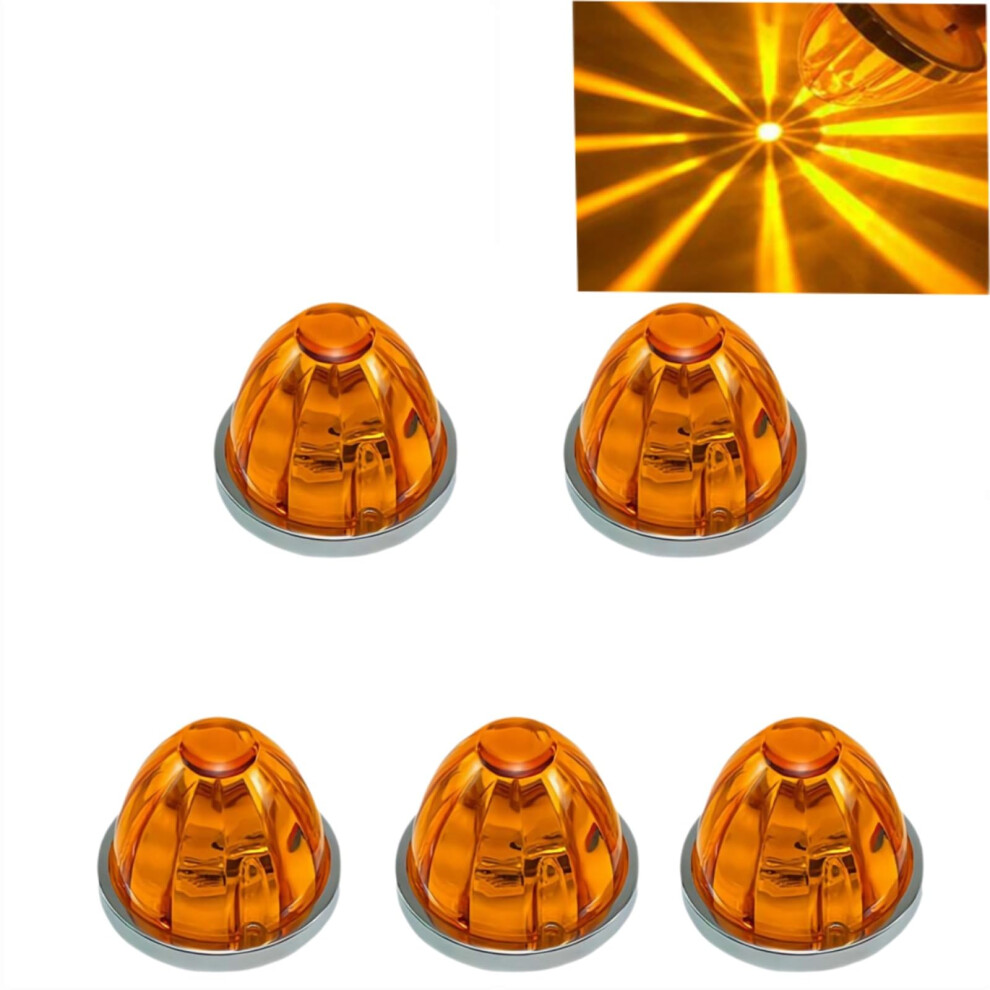 Led Truck Marker Lights Ip65 Waterproof Watermelon Side Lamps For Semi Trucks 12V 24V Orange 9455672772006