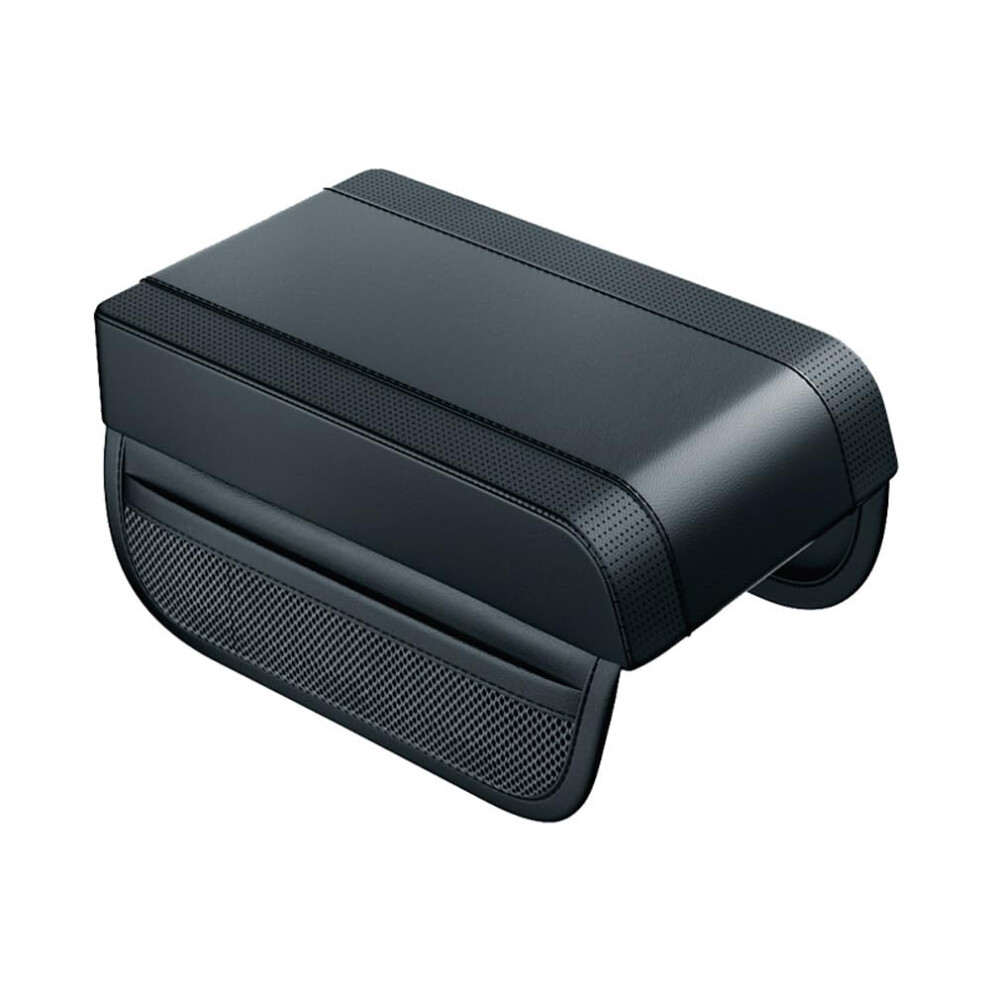 Car Armrest Cover With Memory Foam Comfort And Dual Storage, Pu Leather Console Protector For Suv Truck 9053599100201