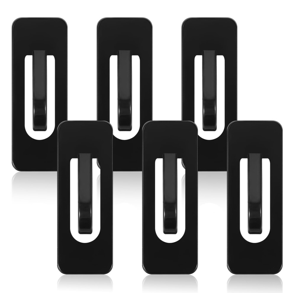 6 Pack Universal Car Cup Holder Insert With Selfadhesive Grip, Antishake Stabilizer, Black 9455672773249