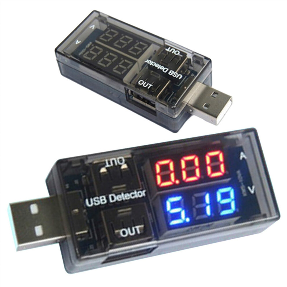 Dual Usb Voltage Current Meter With Accurate Measurement For Battery Charging And Easyread Display 9053599100355