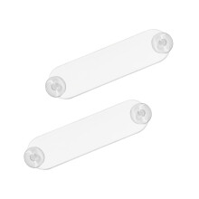 2PCS Holder for EZ Pass and Toll Tag Mount for Car Windshield with Secure Suction Cups, Acrylic Bracket