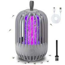Electric Mosquito Killer Lamp with 360 Attraction, USB Rechargeable Bug Zapper for Indoor Outdoor