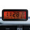 Solar Powered and USB Digital Car Dashboard Clock with Temperature and Humidity Display 1