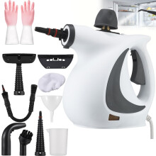 Handheld Steam Cleaner with Powerful Pressurized Steam and 10Piece Accessory Set for Home Cleaning