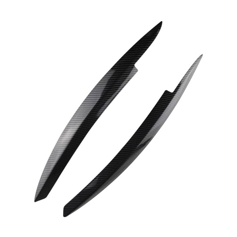 Carbon Fiber Headlight Eyebrows Covers For Vw Golf Mk6 Gti 20082013 Uvresistant Scratchproof 9053599100980