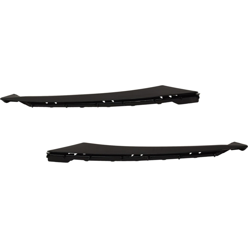 Grille Trim Set 20182020 Painted Front Replacement Left And Right For Honda Accord Black 9053599101307