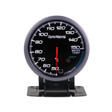 60mm Black Face Water Temperature Gauge 50150C with Peak Memory and DualColor Illumination for Car