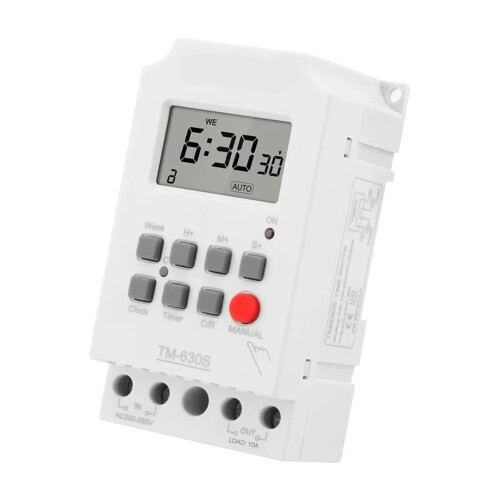 Digital Timer Switch AC 220V DC 12V 24 Hour 7 Day Programmable Time Relay with Weekly Settings 1