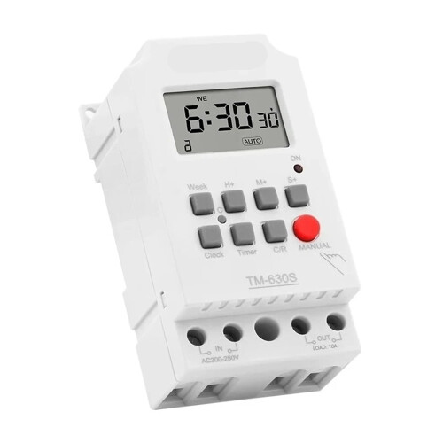 Digital Timer Switch AC 220V DC 12V 24 Hour 7 Day Programmable Time Relay with Weekly Settings 2