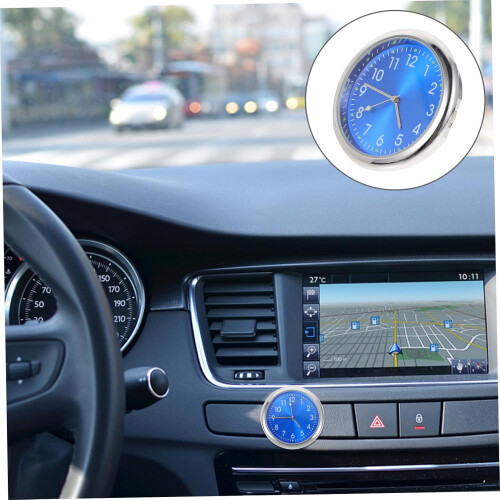 Waterproof Car Dashboard Clock with Accurate Digital Time Display, Luminous Compact Design 2