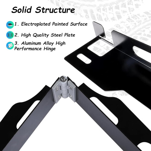 Wheel Alignment Tool for Trucks and SUVs, Foldable Toe Alignment with Aluminum Alloy Hinge 1