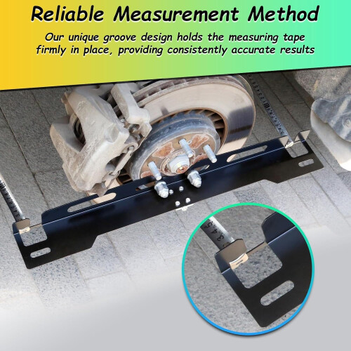 Wheel Alignment Tool for Trucks and SUVs, Foldable Toe Alignment with Aluminum Alloy Hinge 2