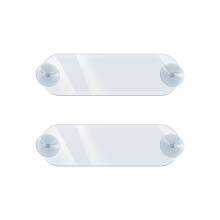 2PCS Holder for EZ Pass Windshield Mount with Strong Suction Cups for Secure Car Toll Tag Installation