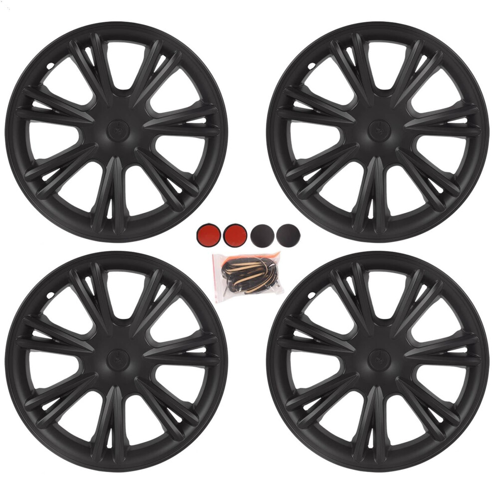 Wheel Covers 4Pcs Oem Fit Rim Hubcaps For Tesla Model Y 20202023 Easy Installation 9053599102007