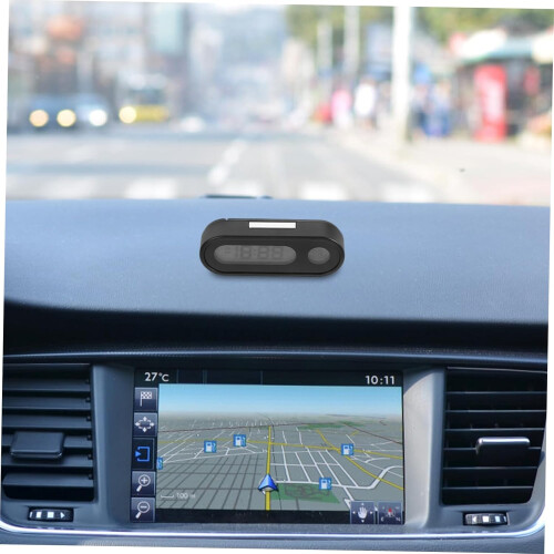 Car Digital Clock with Backlit Temperature Display for Easy LowLight Reading in Auto and Truck 2