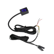 Universal Motorcycle Gear Indicator with Magnetic Mount, Quick Digital Display, Blue