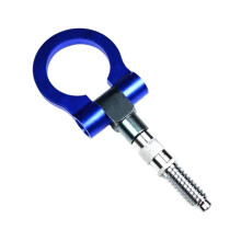 Universal Racing Tow Hook Front Rear Aluminum Euro Japan Model Car Enhanced Towing Capacity Blue