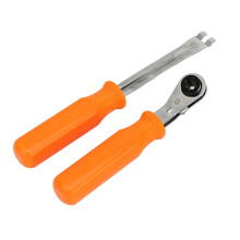 Slack Adjuster Tool for Truck Air Brakes with Automatic Slack Adjuster Set and Ratchet Wrench