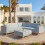 Alu-Garten-Garnitur MCW-C47, Sofa, Outdoor Stoff/Textil 2