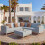 Alu-Garten-Garnitur MCW-C47, Sofa, Outdoor Stoff/Textil 2