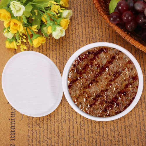Plastic Hamburger Press Patty Maker for Uniform Shape, Nonstick Easy Clean, Home Kitchen Tool 2