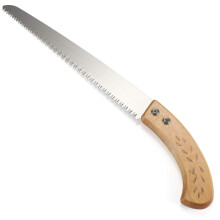 Hand Pruning Saw with Triple Cut Razor Teeth, Extra Long Straight Blade for Tree Branches Cutting