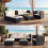 Poly-Rattan-Garnitur Busto, Gartengarnitur Sitzgruppe Sofa Lounge-Set 2