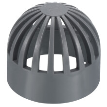 Round UPVC Drain Grate Cover DN50 – AntiClog Outdoor Sewer Protector for Garden and Lawn