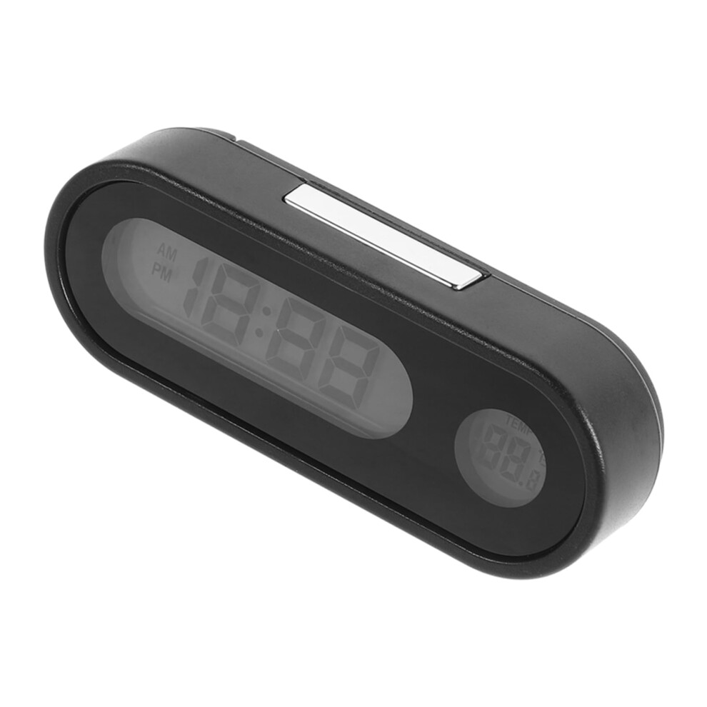 Car Digital Clock With Temperature Display, Dual Timetemp, Backlit Screen For Vehicle Dashboard 9053599103516