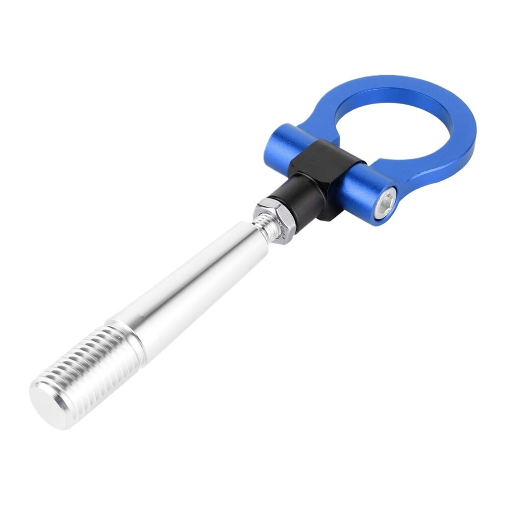 Aluminum Alloy Tow Hook Front Rear Bumper Universal Screw On Boost Towing Capacity Blue 9053599103585
