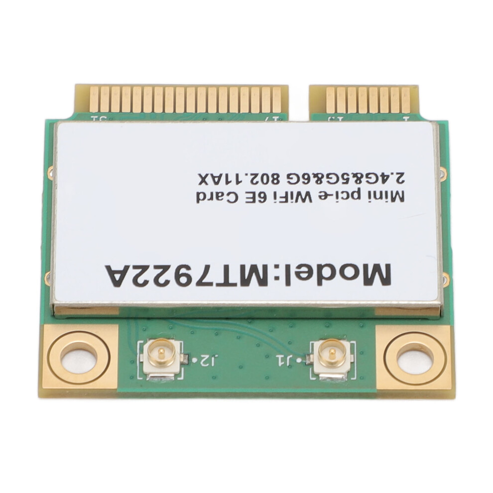Wireless Network Card Mt7922a Wifi6e 5374Mbps Minipcie Gigabit Ethernet 6921383337825