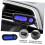 Car Dashboard Clock with Thermometer LCD Display Luminous Night View Battery Operated 4