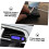 Car Dashboard Clock with Thermometer LCD Display Luminous Night View Battery Operated 2