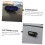 Car Dashboard Clock with Thermometer LCD Display Luminous Night View Battery Operated 3