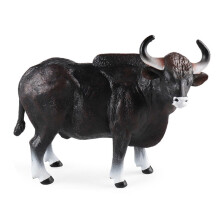 Animal Figurines Realistic Hand Painted Cattle Farm Animal Toy Durable ABS Cow Model for Kids and Decoration
