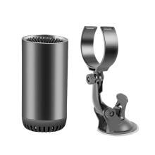 12V Car Heater and Windshield Defogger Fast Heating Dual Function with Suction Mount Universal Fit