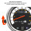 Motorcycle Speedometer with Dual Odometer LCD Backlight Gear Display Universal Durable Gauge 3