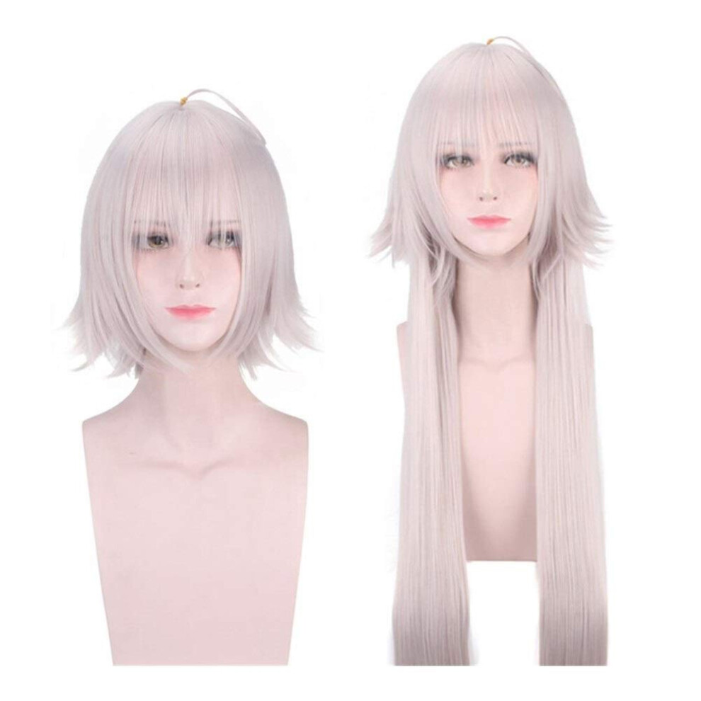 Unisex Long Hair Wig With Synthetic African Braids, Natural Look, Durable Fiber, Hip Hop Stage Costume
