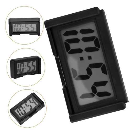 Car Dashboard Digital Clock with Clear LED Display, Compact Mini Vehicle Clock for Desk or Home 1