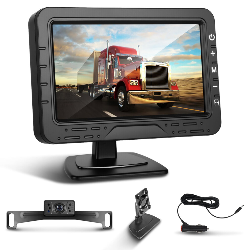 Rv Backup Camera With 4.3' Monitor 1080P Hd Night Vision Ip69 Waterproof Wide Angle Easy Install 9455672778022