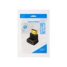 Vention HDMI 90 Degree Male to Female Adapter Black