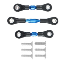 TT01 Blue Metal Steering Rod Set 3Pcs for 1/10 RC Car Tie Rod Upgrade Easy Visual Identification