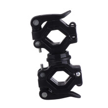 Bike Flashlight Holder 360 Rotatable Bicycle Light Mount Adjustable Handlebar Clamp Black