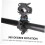 Bike Flashlight Holder 360 Rotatable Bicycle Light Mount Adjustable Handlebar Clamp Black 5