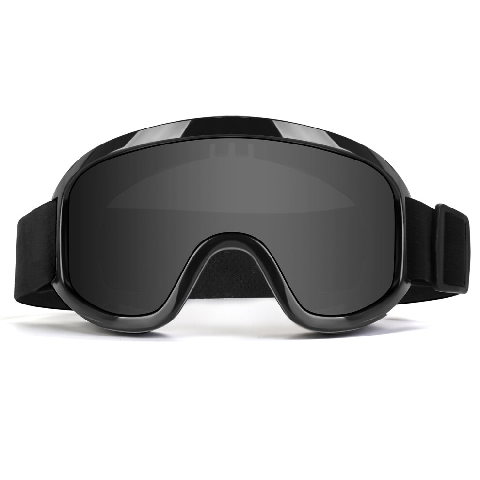 Motorcycle Goggles Uv400 Dustproof Windproof For Dirt Bike Atv Motocross Ski Helmet Compatible 9113335709386