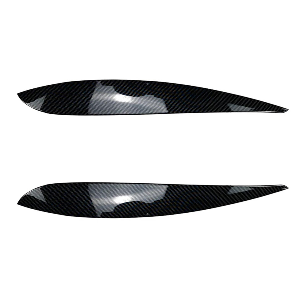 Carbon Fiber Headlight Eyebrow For Volkswagen Polo 9N 20052009 Scratch Protection 9455672780407