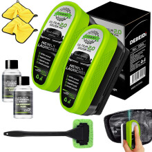 Car Windshield Cleaner with RainRepellent Coating, Oil Film Remover for Clear Car Windows, Green 2